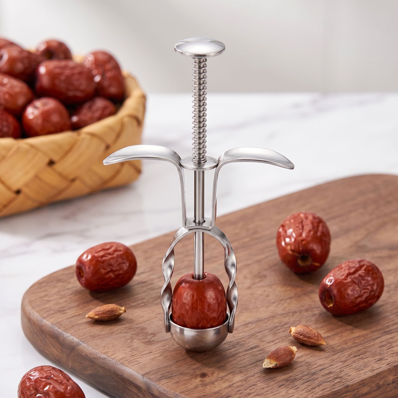 Stainless Steel Red Date Pitte - Kitchen Gadgets Baking ulasan dan harga