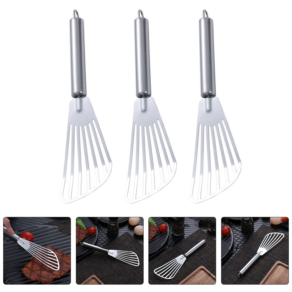 3pcs Stainless Steel Spatula F - Kitchen Gadgets Baking ulasan dan harga