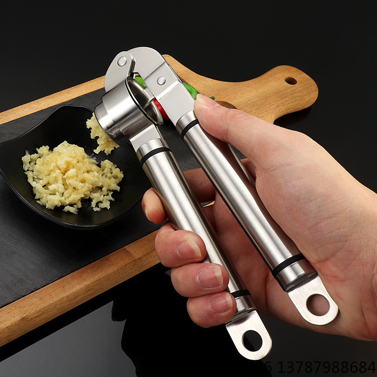 304 Stainless Steel Garlic Pre - Manual Garlic Press ulasan dan harga