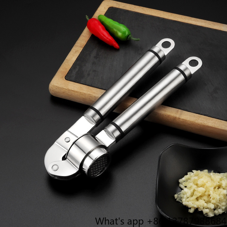 304 Stainless Steel Garlic Pre - Manual Garlic Press ulasan dan harga
