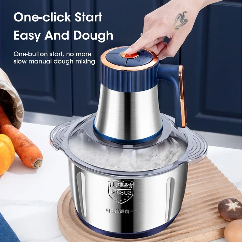 Household 5L Electric Meat Gri - Kitchen Gadgets Vegetable Chopper ulasan dan harga