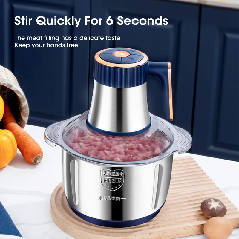 Household 5L Electric Meat Gri - Kitchen Gadgets Vegetable Chopper ulasan dan harga