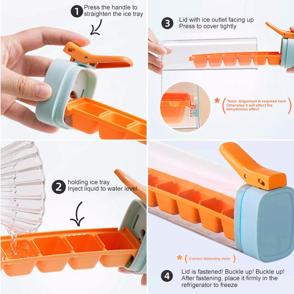Creative Ice Cube Mold Press T - Kitchen Hand Gadgets ulasan dan harga