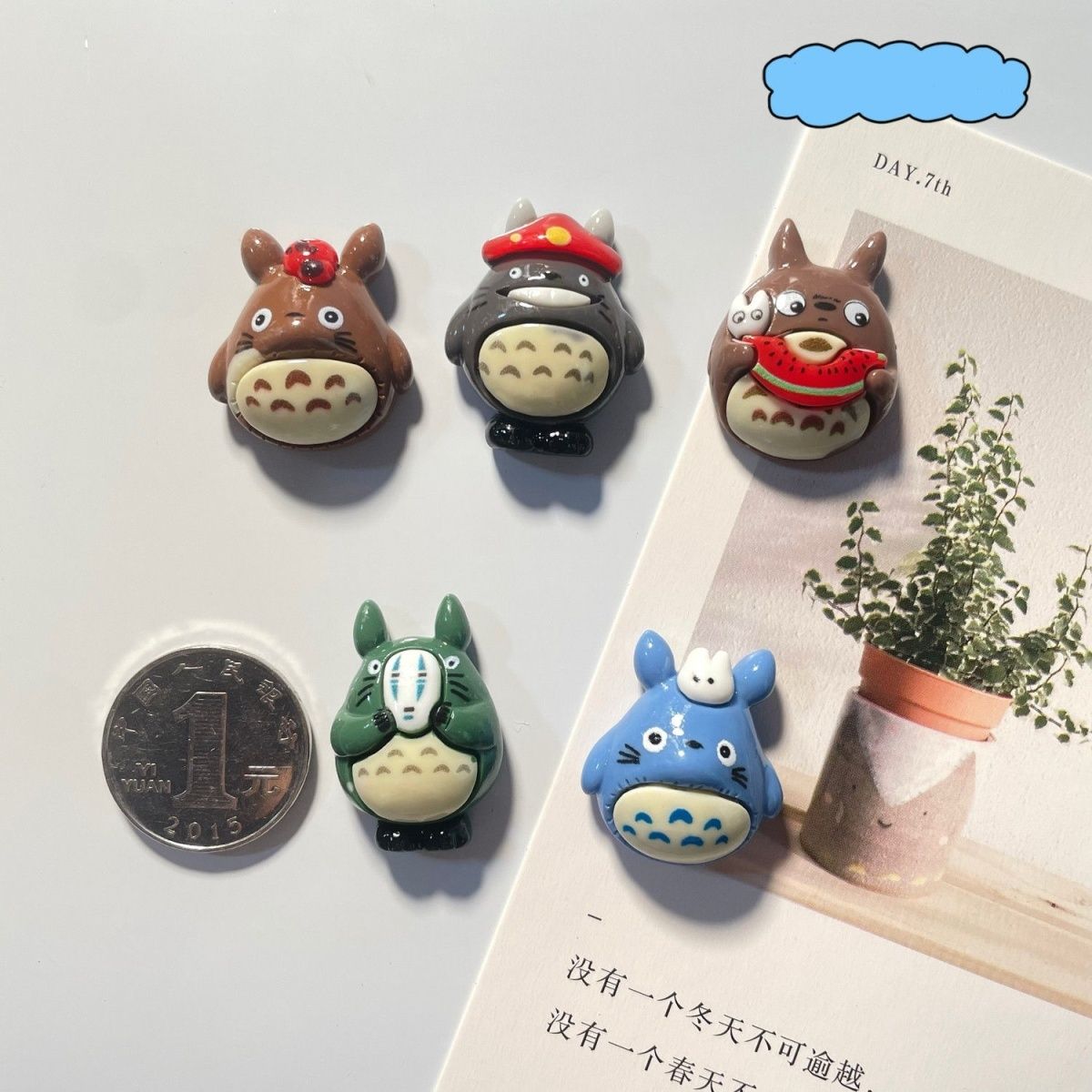 Totoro Anime Resin Fridge Magn - Kitchen Gadgets Plus ulasan dan harga