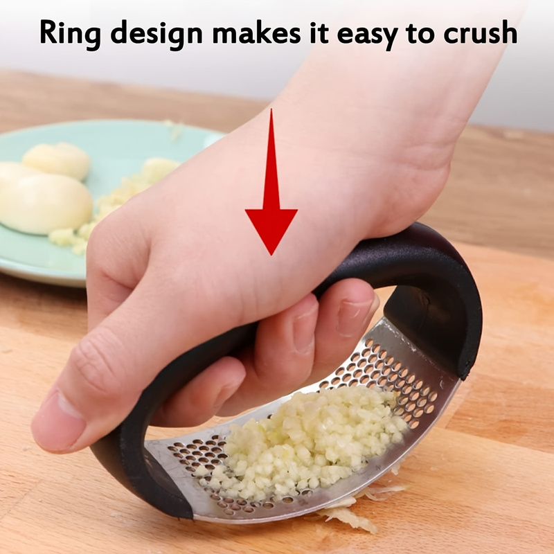 1 Stainless Steel Garlic Press - Manual Garlic Press ulasan dan harga